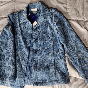 JEAN VELVET BLAZER